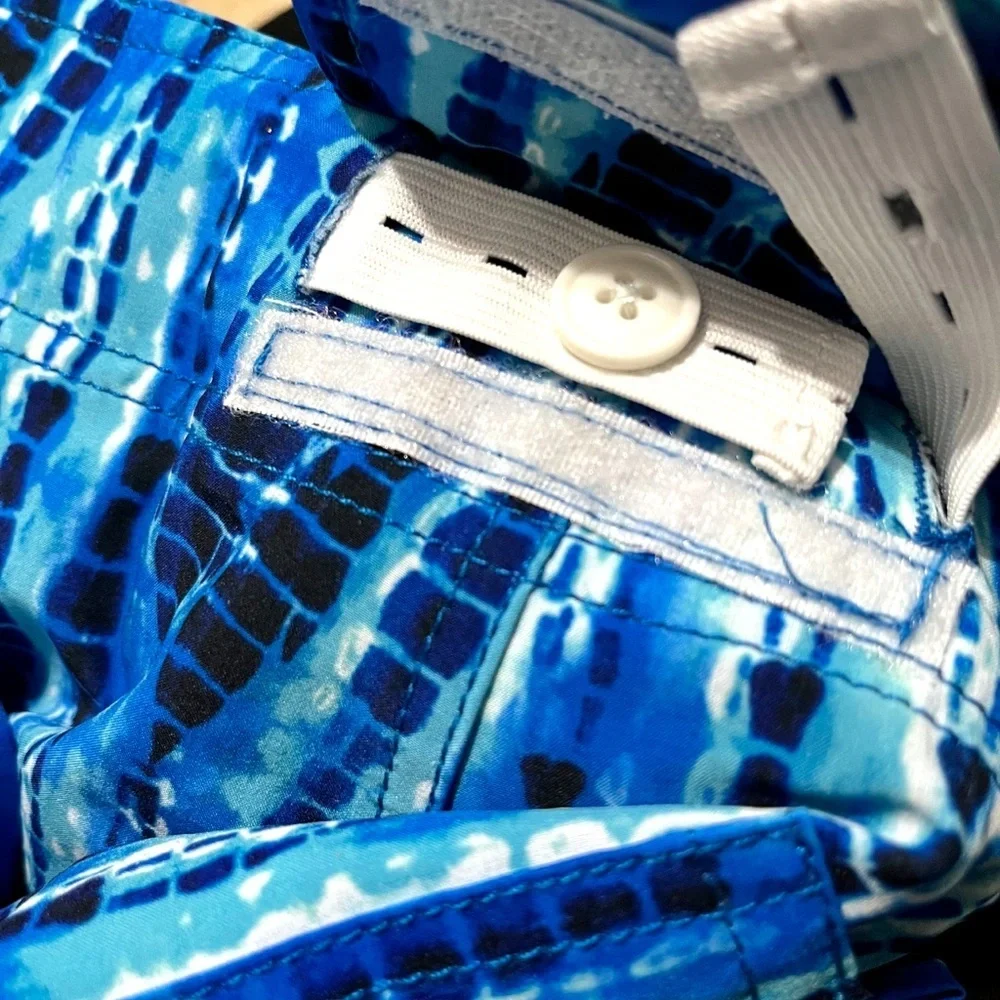 Just Bones Blue Swim Shorts